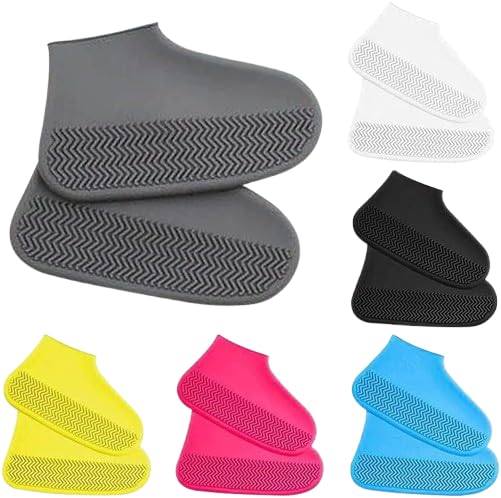 Silicone Waterproof Shoe Covers – Anti-Slip, Foldable & Reusable (M/L Size) | Safamart