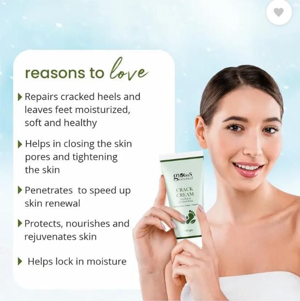 Globus Crack Cream Ayurvedic Foot Repair (Pack of 2) |