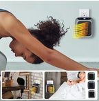 Portable Turbine Wall-Mounted Electric Heater – Silent Infrared Fan Stove | Energy-Saving 220V |