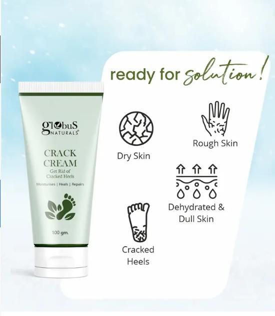 Globus Crack Cream Ayurvedic Foot Repair (Pack of 2) |