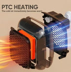 Portable Turbine Wall-Mounted Electric Heater – Silent Infrared Fan Stove | Energy-Saving 220V |