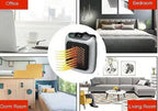 Portable Turbine Wall-Mounted Electric Heater – Silent Infrared Fan Stove | Energy-Saving 220V |