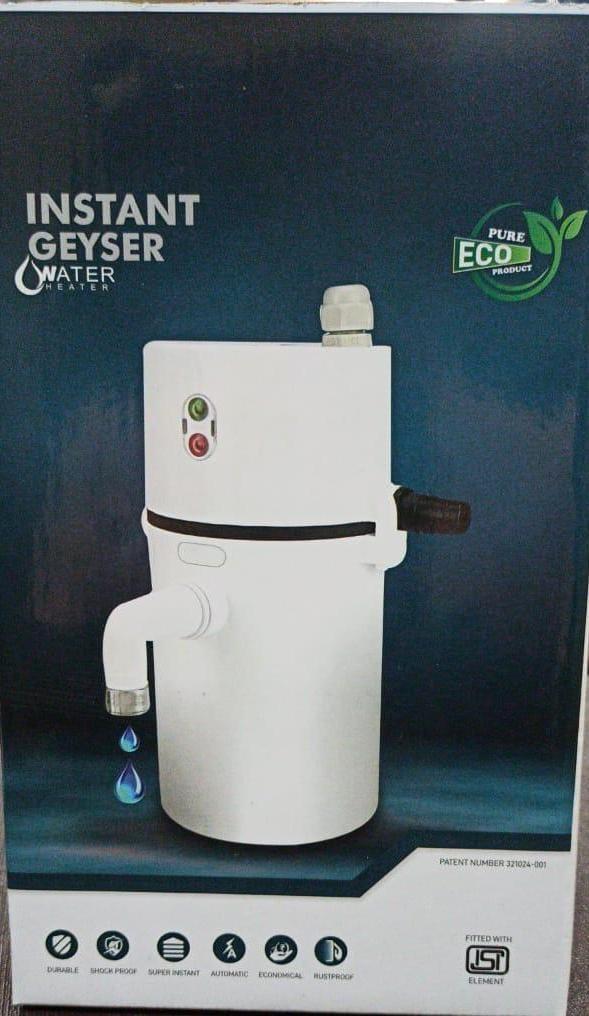 Instant Electric Water Geyser – Portable & Fast Heating | Safamart