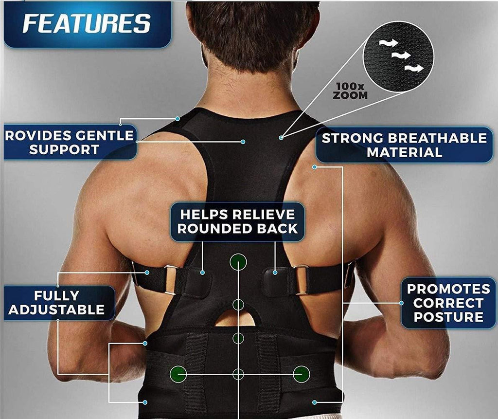 Posture Corrector Belt Unisex – Back & Shoulder Support | Safa Mart