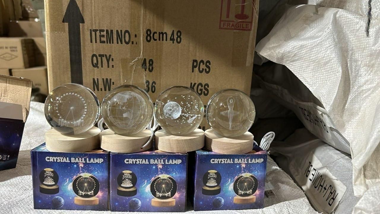 3D Crystal Lamp Ball Decorative LED Light | Safamart